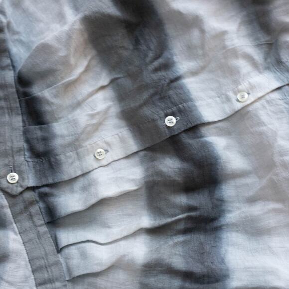 Officine Générale Nadia Grey Striped Dress - Size M - Picture 5 of 9